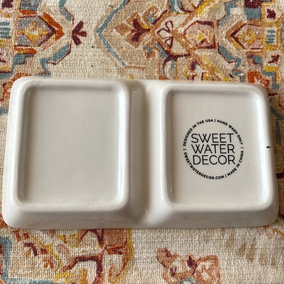 NEW Ceramic Trinket Dish Mr. & Mrs. - Picture 4 of 5